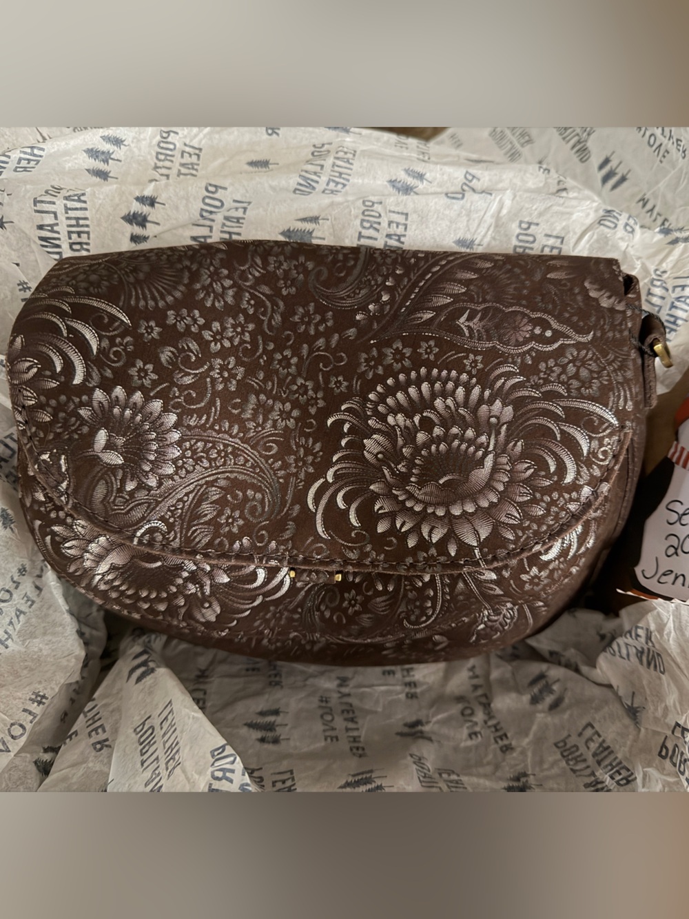 Portland Leather Large Monaco Sepia